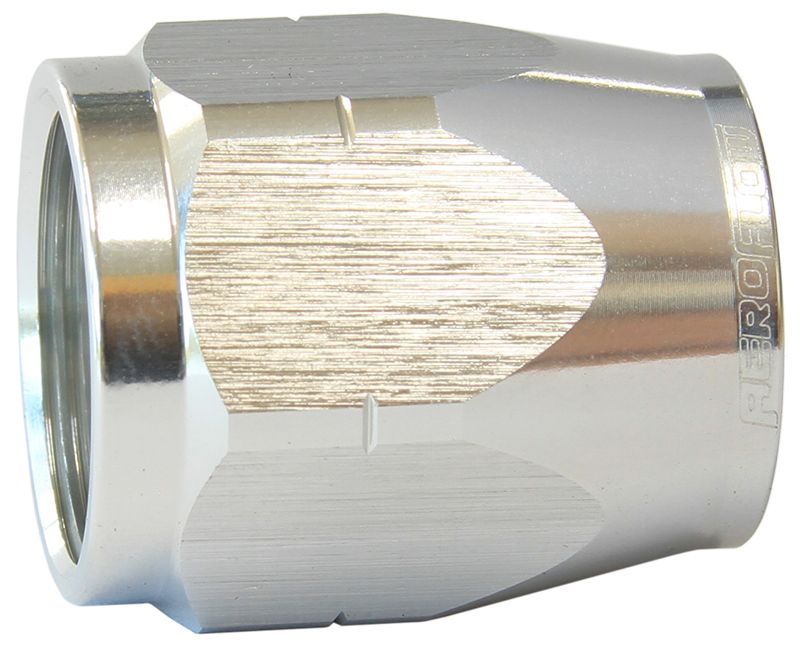 Cutter Style Hose End Socket -8AN  Silver Finish. Suits 500, 550 and 880 Series Hose Ends