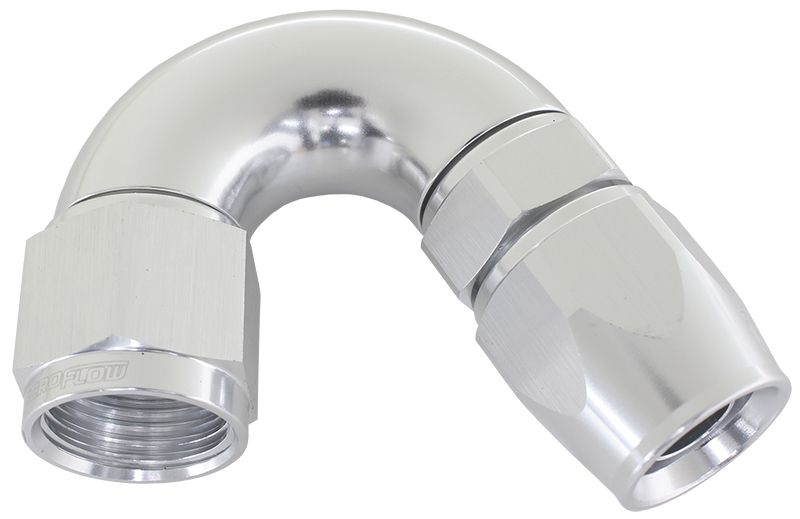 570 Series PTFE 150° Hose End -16AN  Silver Finish. Suits 200 & 250 Series Hose