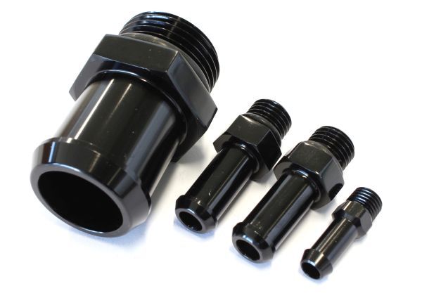 Replacement Fittings for Ford BA/BF Radiator Overflow Tanks  Suit AF77-1022BLK, Black Finish