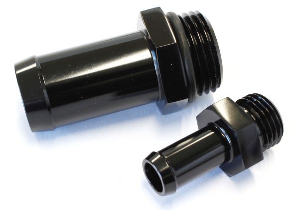 Replacement Fittings for Power Steering Tanks  Suit AF77-1025BLK, Black Finish