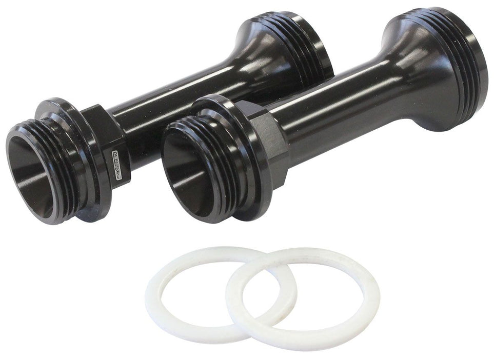 Replacement Billet Adjustable Fuel Log Legs Suit Adjustable Fuel Log (AF64-2037), 7/8-20" for Holley Carburettors, Black Finish