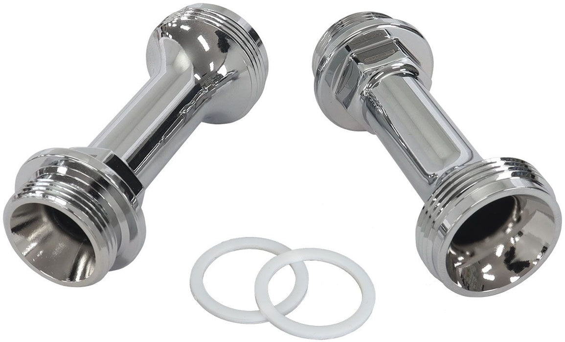 Replacement Billet Adjustable Fuel Log Legs Suit Adjustable Fuel Log (AF64-2037), 7/8-20" for Holley Carburettors, Chrome Finish