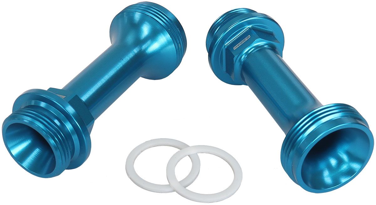 Replacement Billet Adjustable Fuel Log Legs Suit Adjustable Fuel Log (AF64-2037), 7/8-20" for Holley Carburettors, Blue Finish