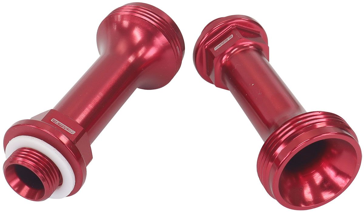 Replacement Billet Adjustable Fuel Log Legs Suit Adjustable Fuel Log (AF64-2037), 9/16-24" forBG, Demon Carburettors, Red Finish