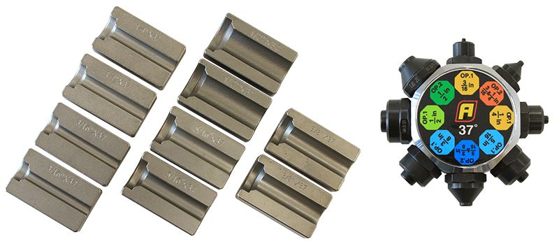 Replacement Single & Double Flare Tool Dies   3/16",1/4", 5/16", 3/8" & 1/2" Dies