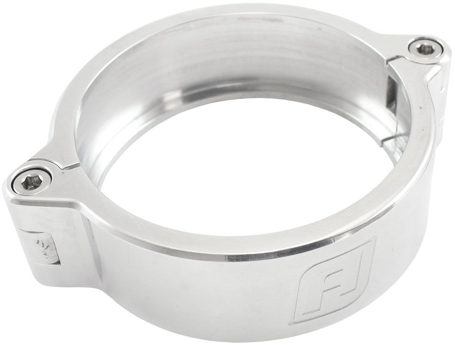 Replacement 2-1/2" Billet IntercoolerClamp - Polished Finish    Clamp and Two Bolts Included