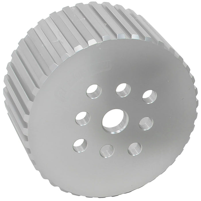Gilmer Drive Water Pump Pulley - Silver Finish   Suit Ford Windsor & Cleveland