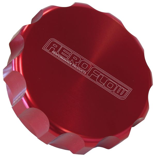 1-1/2" Billet Aluminium Filler Cap   Red Finish