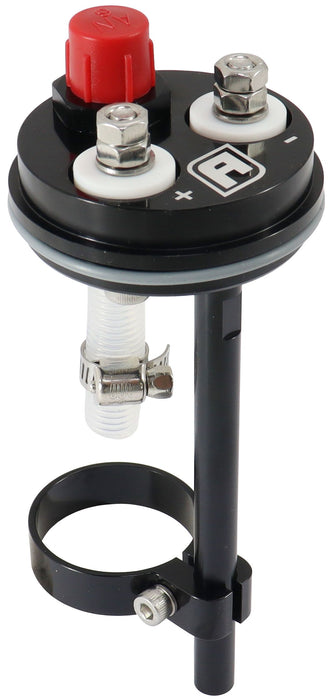 40mm Fuel Pump Conversion Hanger - Black Finish   Suits Dual EFI Pump Compact Surge Tanks