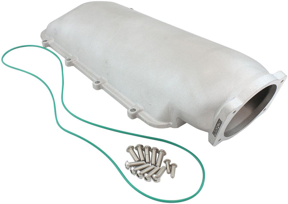 Top Plate with 4 Bolt Throttle Body Flange For Modular Intake Manifolds, Natural Cast Finish  Suit 102mm/105mm Throttle Body, No Burst Panel