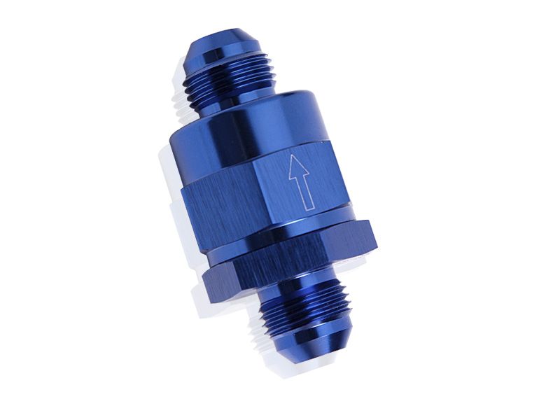 Inline Check Valve -12AN   Blue Finish