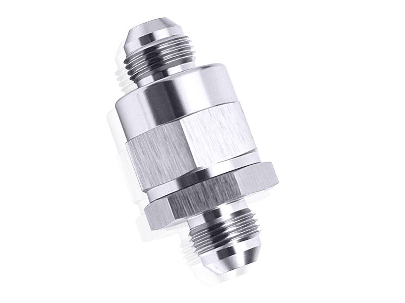 Inline Check Valve -16AN   Silver Finish