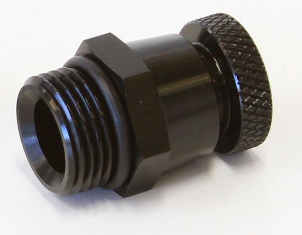 Universal Drain Valve -10 ORB Black Finish With 1/8" NPT Female Thread For Remote Draining