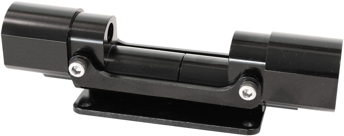 Flex Fuel/E85 Content Sensor Bypass Block  Black Finish, -10ORB Ports