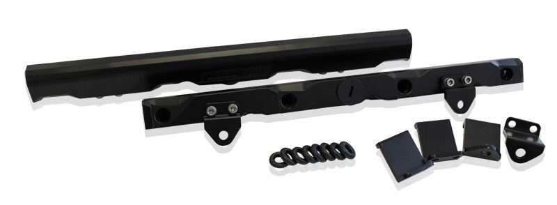 GM LS7 Billet EFI FuelRails - Blue  Suit 14mm Short Length and 3/4" Length Fuel Injectors, -8ORB Ports