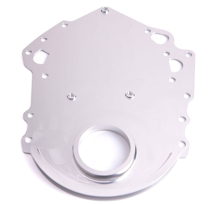 Ford 302-351 Cleveland Billet Timing Cover - Silver Finish   6061-T6 CNC Machined Aluminium