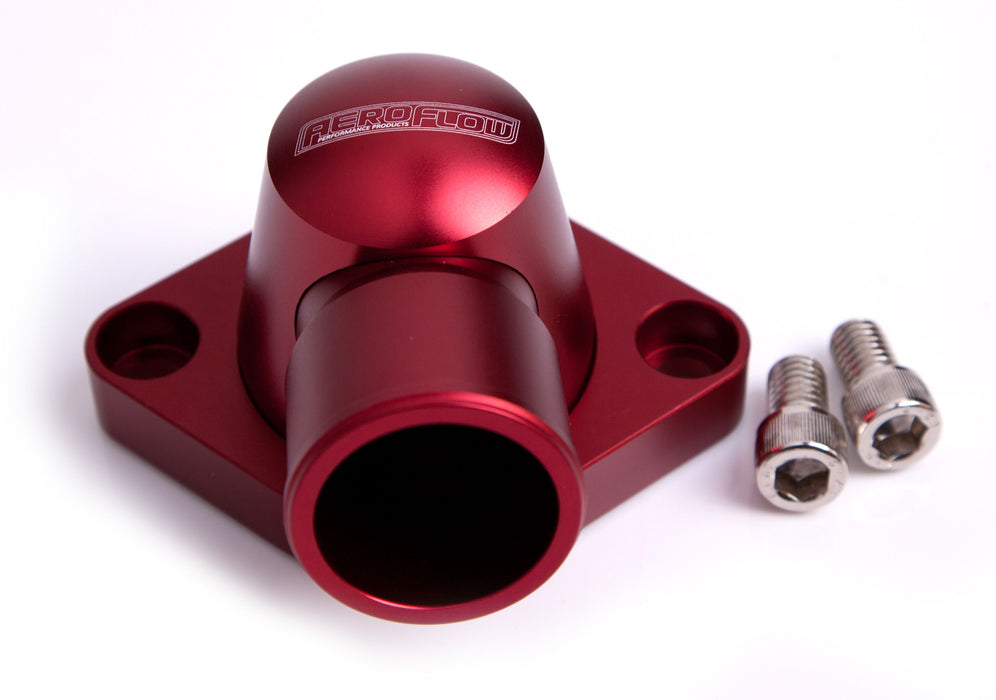 Billet Thermostat Housing - Red  Suit SB, BB Chevy, (Swivel)