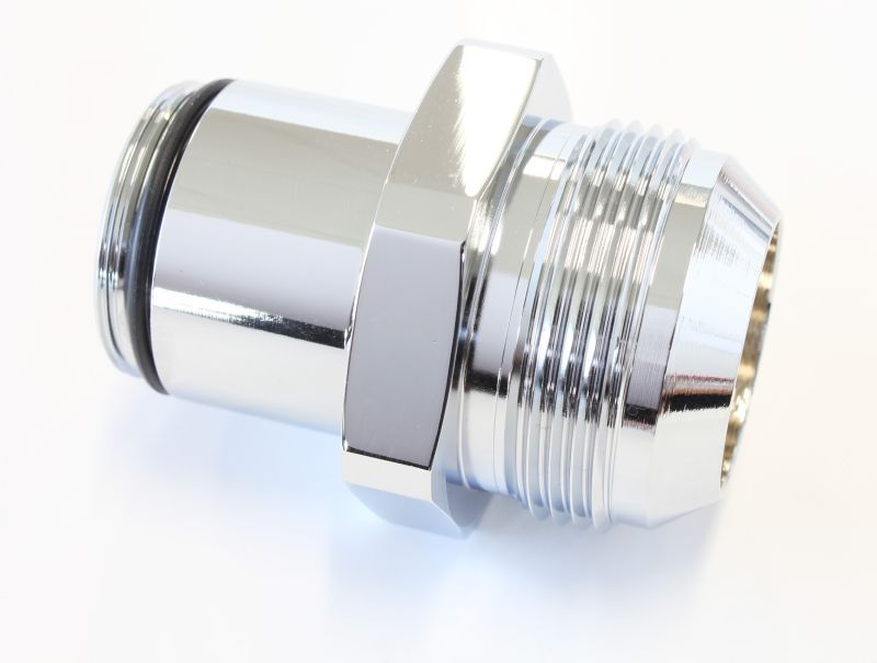 '-20 AN Water Neck Adapter - Chrome  Suits 360° Swivel Aeroflow Water Necks