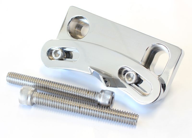 Adjustable Timing Pointer - Chrome  Suit Ford 289-351W with 10 O'clock TDC