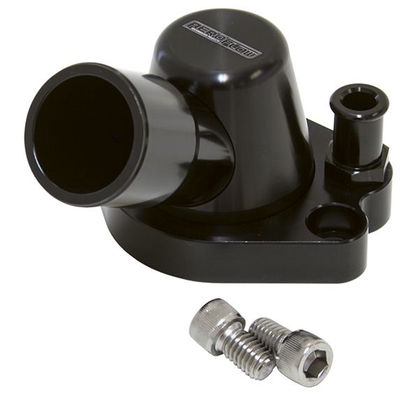 Billet Thermostat Housing - Black  Suit Holden 253-308, with optional heater outlet,