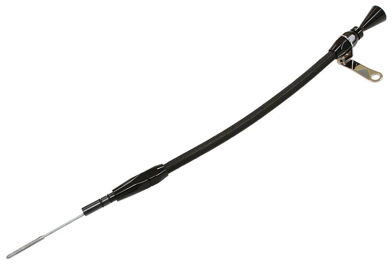 Stainless Steel Flexible Engine Dipstick - Black Suit Holden V8 (HQ & Torana)