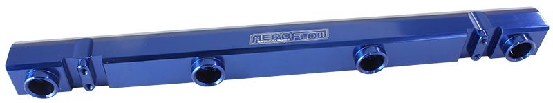 Mitsubishi Evolution 4-9 4G63 Billet EFI Fuel Rails- Blue Suit 14mmFull Length Fuel Injectors, -8ORB Ports