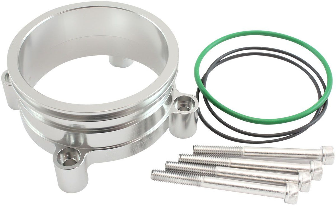 Bosch DBW Adapter, Silver Finish  suits 68mm Bosch DBW and3" Intercooler Clamp