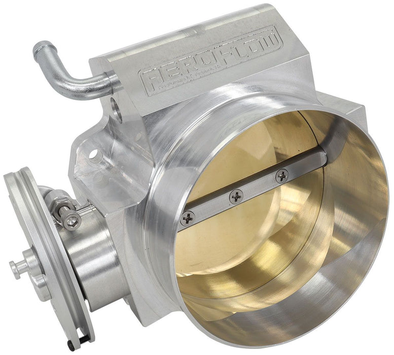 Billet 105mm Throttle Body - Polished Finish  Suit GM LS Series. Uses Standard Idle & TPS