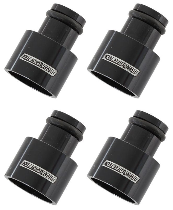 Fuel Injector Adapter  Suit 11mm Fuel Rail With 14mm Injector, 12mm High (4 Pack)