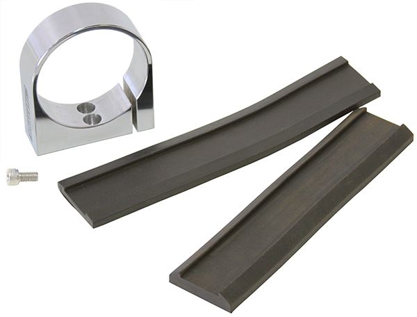 Single Billet Fuel Pump Bracket - Polished   Suits Aeroflow/Bosch 044 Fuel Pumps. Can also be used as a 2-5/8" Gauge Holder