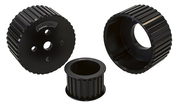 Gilmer Drive Kit, Black, suit Holden 253-308 V8 Suit Large Bearing Water Pump. Belt Not Included