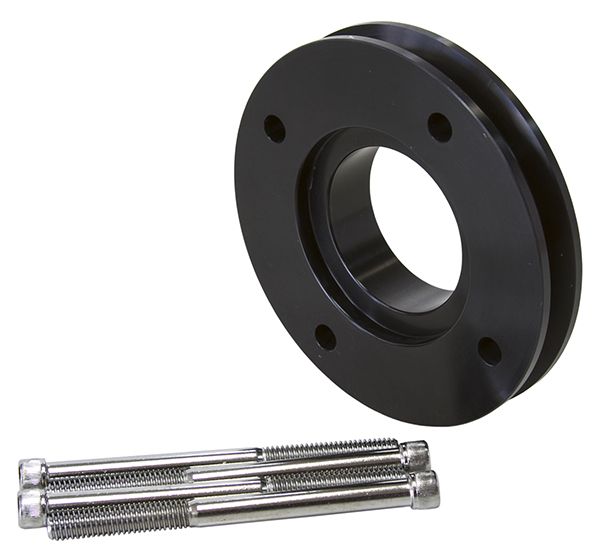 Gilmer V-Groove Adapter - Black Finish  Suit Holden 253-308 V8 when using AF64-3003 Gilmer Drive Kit
