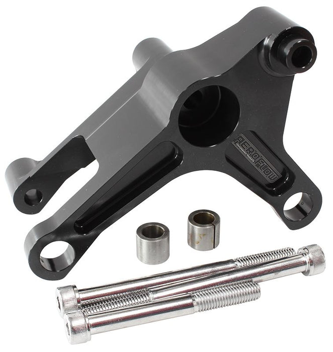 LS Series Billet Alternator Bracket - Black  Suits LS Series Engines Passenger Side (STD Position)