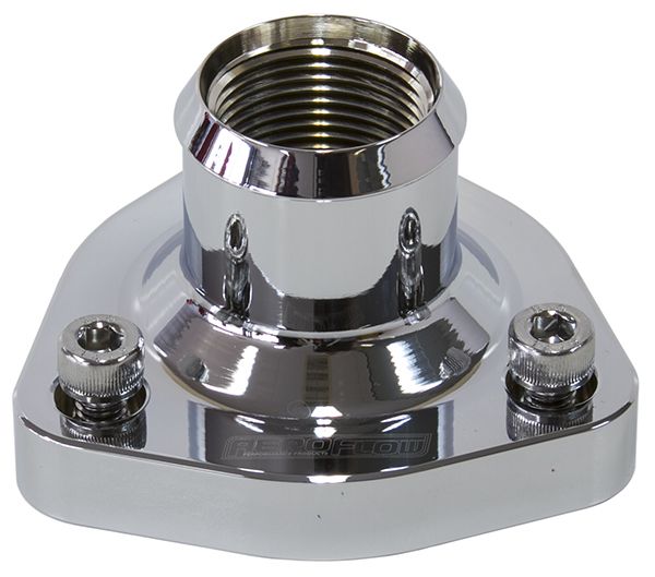 Billet Thermostat Housing - Chrome  Suits Nissan/Holden RB Engines