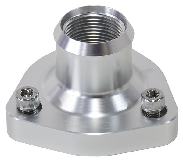 Billet Thermostat Housing - Silver  Suits Nissan/Holden RB Engines