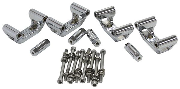 Billet LS1/LS6 Coil Relocation Kit - Chrome Finish