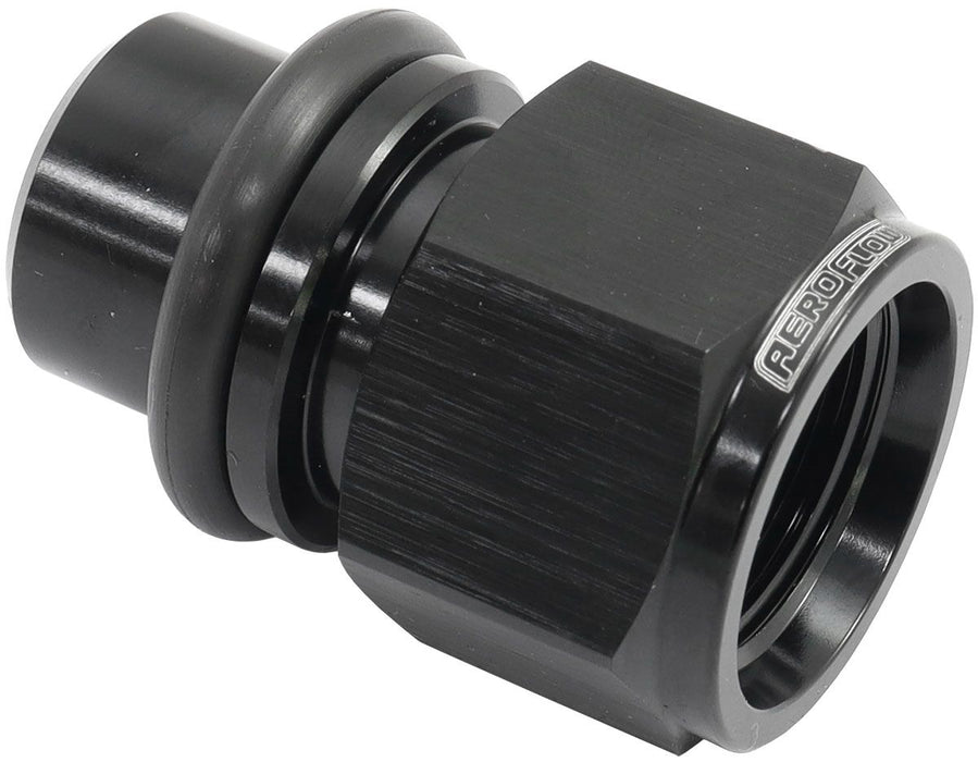 Ford Falcon BA - BF - FG Billet -8ORB Thermostat Housing Press in Adapter  Black Finish