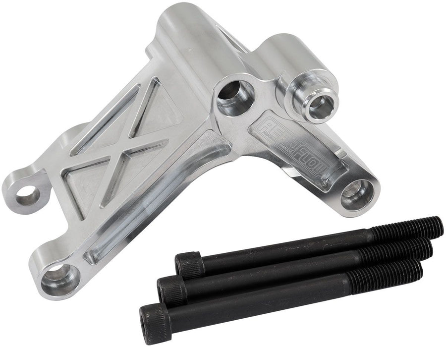 GM LS Billet Alternator Bracket to suit VE-VF Commodore Belt Line - Polished  Suits LS Series Engines Passenger Side (Standard Position with Factory Alternator)