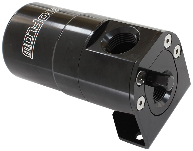 Billet Universal Single Air / Oil Separator Black Finish