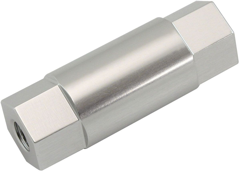 M6 Female Hex Spacer, 40mm Length  Silver Finish