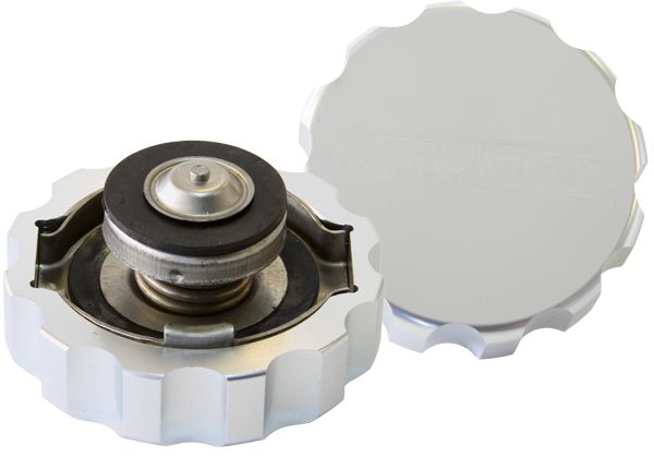 Billet Radiator Cap Small Style suit 32mm Water Neck  Silver Finish.