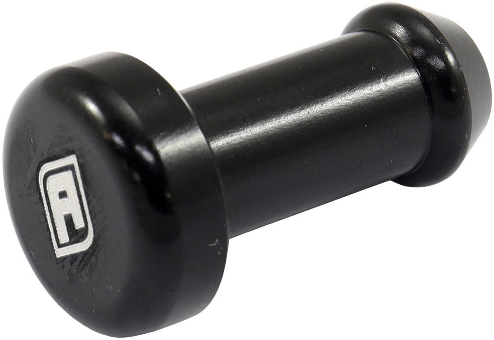Rubber Hose Block-Off Plug - 1/4"(6.35mm) Black Finish