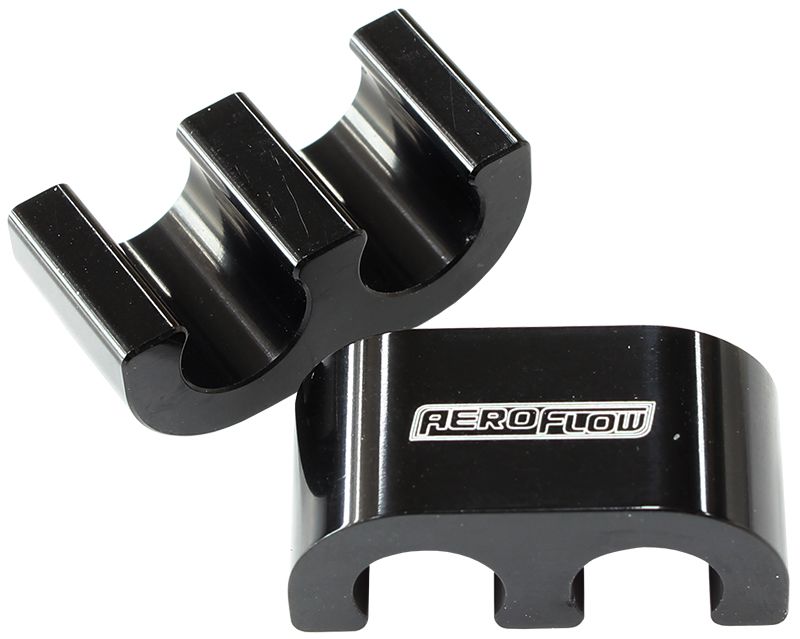 Billet Floating Lead Separators  Suits 2 Wire 8.5mm, Black Finish