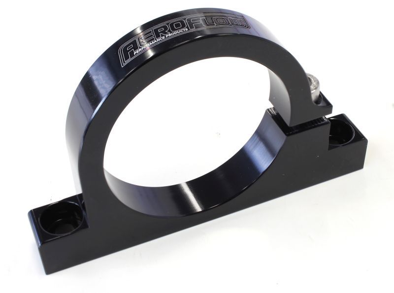 Billet Filter Bracket - Black Finish  Suits AF66-2056 and AF66-2057 Fuel Filter