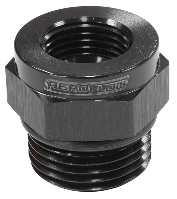 Temperature Probe Adapter - Black  -10 ORB To 5/8" -18 Thread