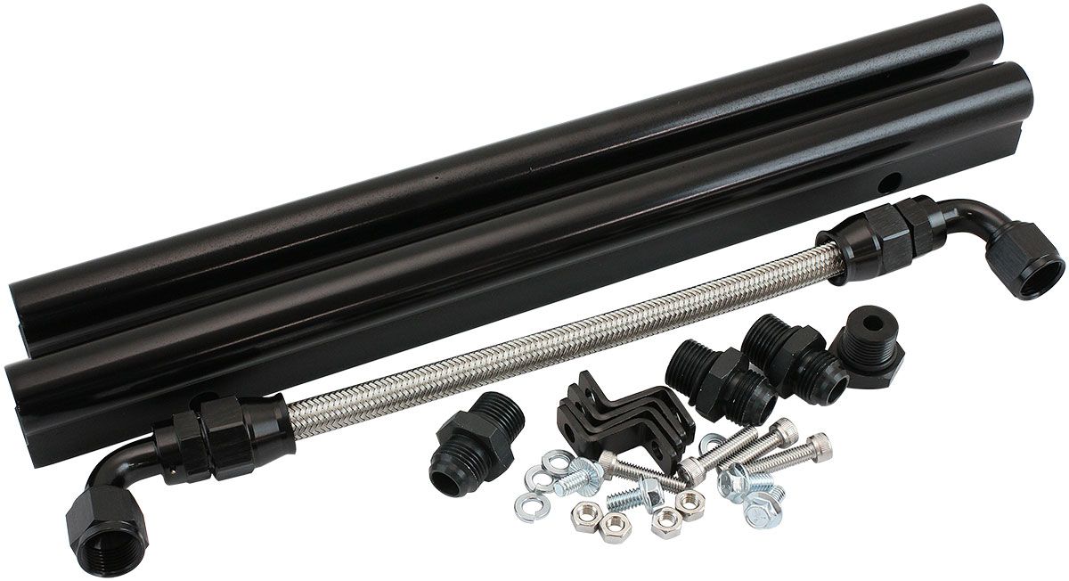 Small Block Ford Windsor Fuel Rail Kit for Air Gap Intake Manifold  Suits AF6090-2000 and AF6290-2000 Intake Manifolds ONLY
