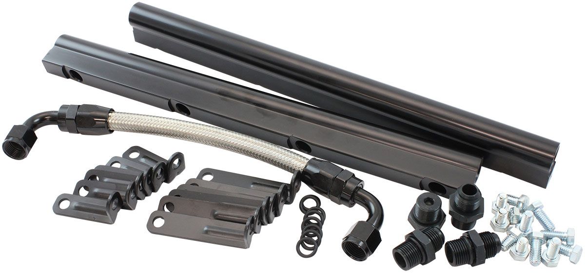 GM LS Fuel Rail Kit for Cathedral Port CarburettorStreet Single Plane EFI IntakeManifold  Suits AF6050-5000 and AF6250-5000 Intake Manifolds ONLY