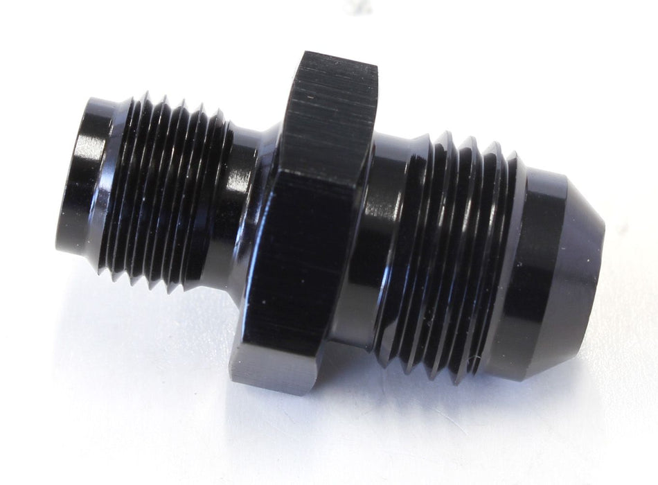 Inverted Seat Adapter 7/16"-24 to -6AN  Black Finish