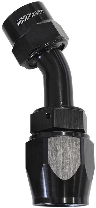 Kryptalon® Series Lightweight One Piece Swivel 45° Hose End -12AN  Black Finish. Suits Kryptalon® Series Hose