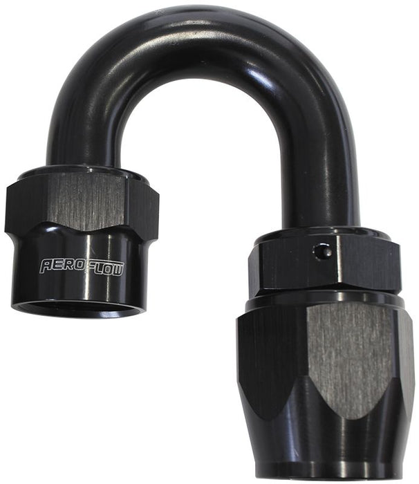 Kryptalon® Series Lightweight One Piece Swivel 180° Hose End -12AN  Black Finish. Suits Kryptalon® Series Hose